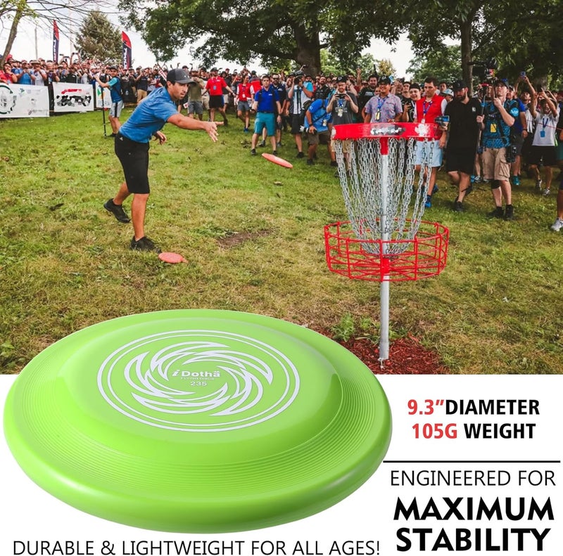 iDotha Sports Flying Disc - Compeition Flying Discs for Beach, Backyard, Lawn, Park, Camping and More - Great for All Ages Outdoor Flying Disc Training - Image 5
